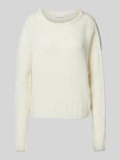 Gebreide pullover met ronde hals