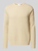 Gebreide pullover met ribboorden, model 'HENNY'