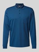 Regular fit poloshirt met borstzak