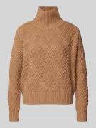 Gebreide pullover met ribboorden, model 'PANINO'