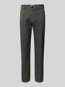 Slim fit pantalon met steekzakken