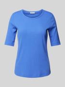 Regular fit T-shirt met 1/2-mouwen en ronde hals