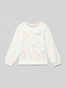 Comfort fit sweatshirt met vlinderprint