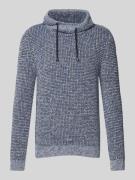 Gebreide pullover met ribboorden