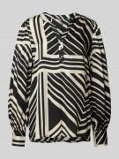 Blouse met tuniekkraag, model 'FARO 2'