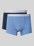 Boxershort met label in band in een set van 2 stuks