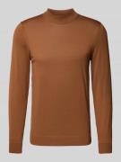 Gebreide pullover met ribboorden, model 'Marek'