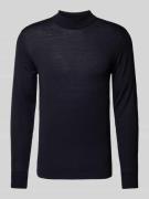 Gebreide pullover met ribboorden, model 'Marek'