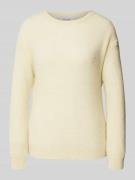 Gebreide pullover met ronde hals