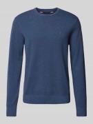 Gebreide pullover met ronde hals