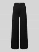 Wide leg stoffen broek met elastische band, model 'Agadir'