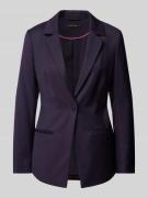 Slim fit blazer met knoopsluiting