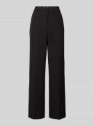 Wide fit stoffen broek met persplooien, model 'KACANDRA'