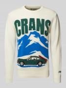 Gebreide pullover van wolmix, model 'CRANS MONT'