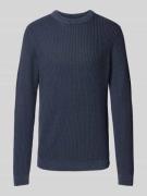 Gebreide pullover met ronde hals