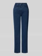 Super slim fit jeans met steekzakken, model 'Laura Deco'