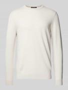 Gebreide pullover met ronde hals