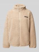 Sherpa jacket met labelpatch