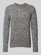 Gebreide pullover met ronde hals