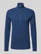 Gebreide pullover met opstaande kraag, model 'BLUCHRISTER'