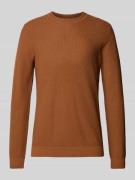 Gebreide pullover met ribboorden, model 'LUCAS'