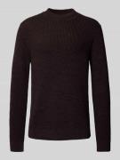 Gebreide pullover met ribboorden, model 'VIGGO'