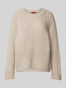 Gebreide pullover met ronde hals, model 'JOSEF'