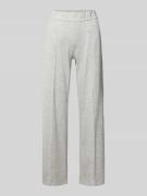 Wide leg stoffen broek met elastische band, model 'May'