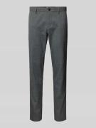 Slim fit broek met steekzakken