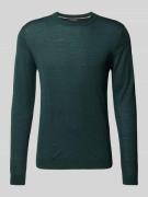 Gebreide pullover met ronde hals