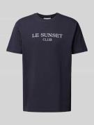 T-shirt met labelprint