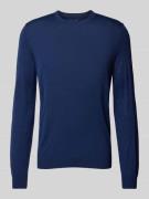 Gebreide pullover met ronde hals