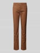 Slim fit broek met steekzakken