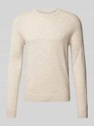 Gebreide pullover met ronde hals