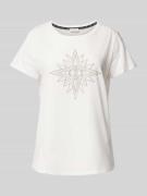 T-shirt met strass-steentjes