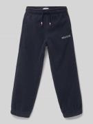 Sweatpants met logostitching