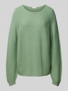 Gebreide pullover met ronde hals