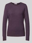 Gebreide pullover met ribboorden, model 'Aliv'