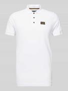 Poloshirt met labeldetail