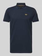 Poloshirt met labeldetail