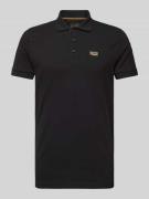 Poloshirt met labeldetail