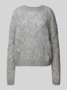 Gebreide pullover met ronde hals