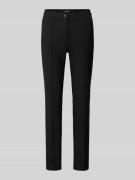 Regular fit stoffen broek met ritszakken, model 'Alessa'