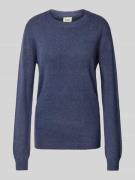 Gebreide pullover met ronde hals, model 'Rellis'