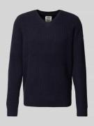 Gebreide pullover met V-hals, model 'BOJALF'