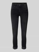 Slim fit jeans met vaste pijpboorden