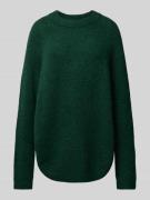 Oversized gebreide pullover met ronde hals, model 'Lessine'