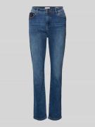 Slim fit jeans met pailletten