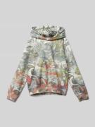 Hoodie met motiefprint