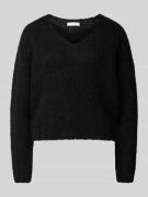 Gebreide pullover met V-hals